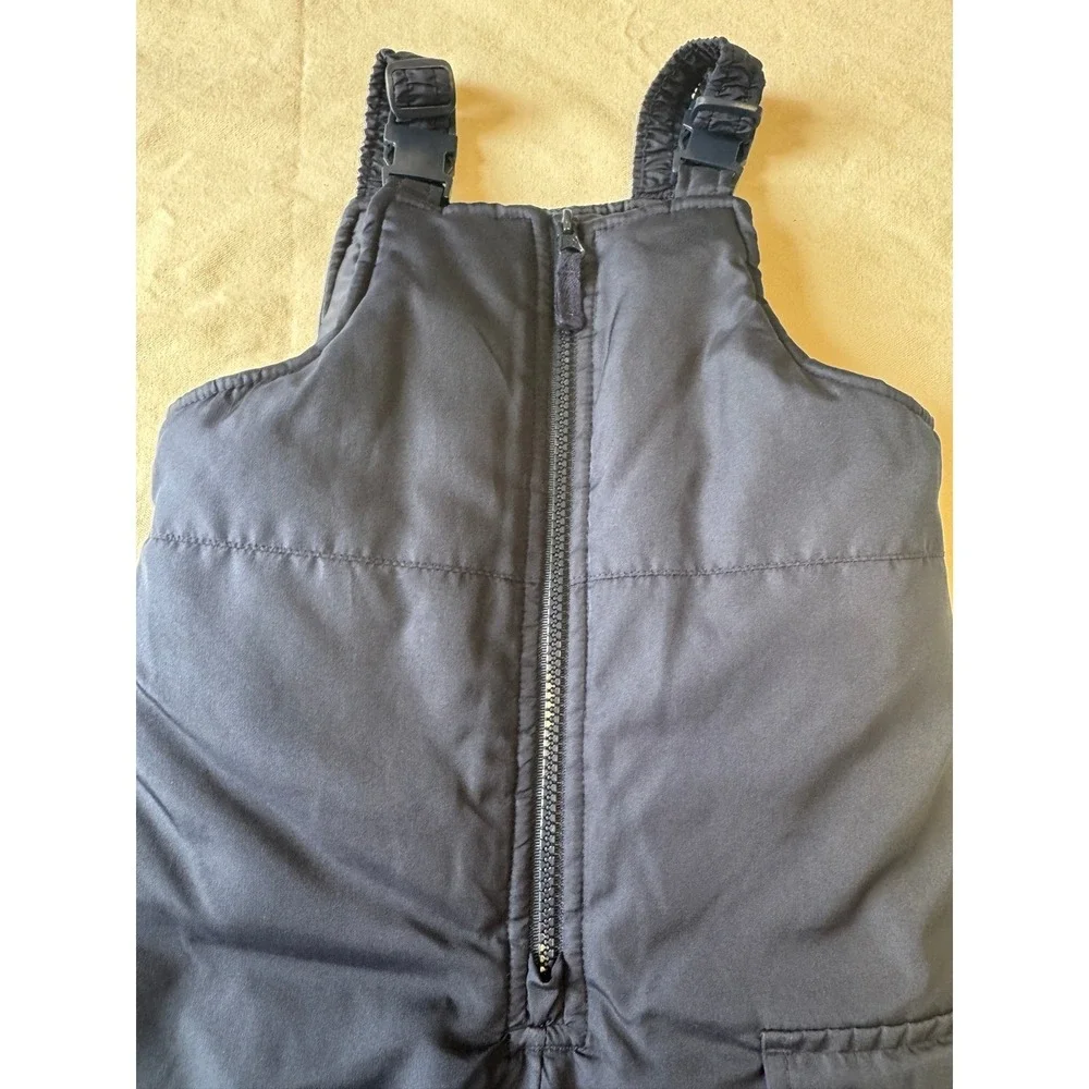 Kids‎ Snow Bib Overalls Size 4 Navy Insulated Ski Pants London Fog EUC